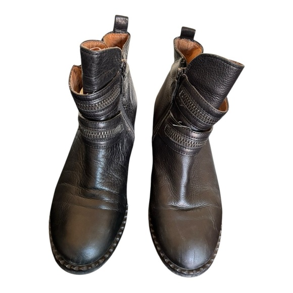 Gentle Soul Barnaby Leather Zip Buckle Bootie Size 6.5M Western Cowboy - Picture 4 of 13